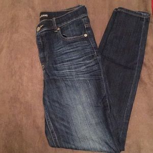Express high-rise dark jean/ jeggings